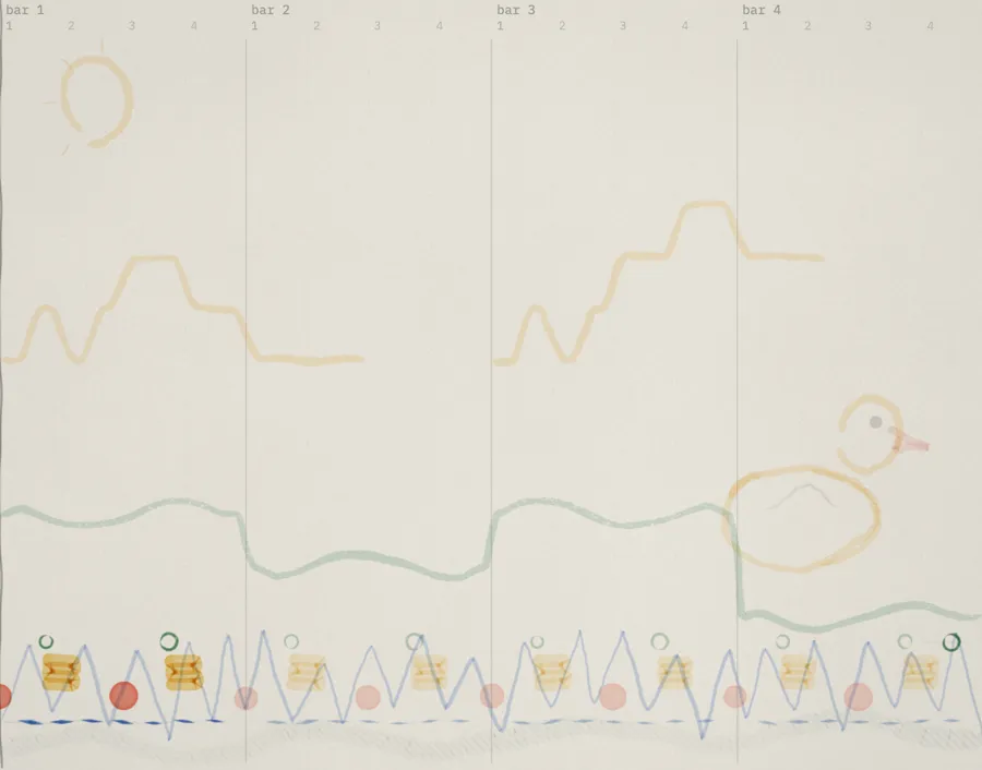 drawing: animal · duck