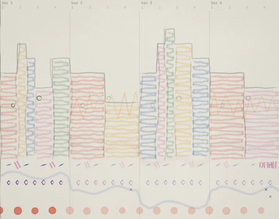 drawing: complex · city panorama
