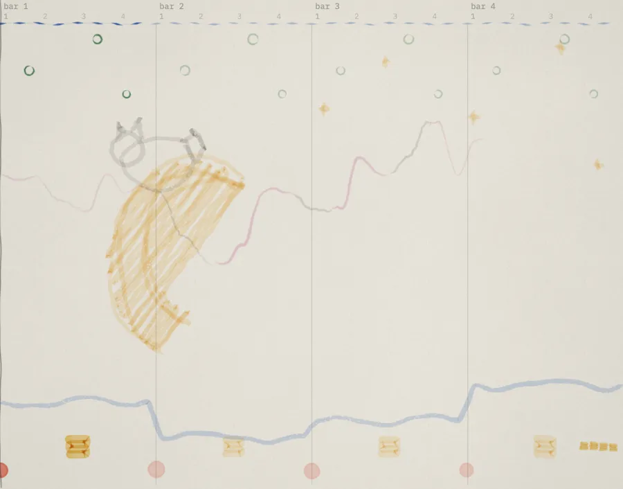 drawing: scribble · cozy moon